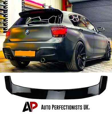 For BMW 1 Series F20 F21 PRE LCI Gloss Black Roof Spoiler Wing M135 M140i 11-15