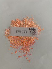 1/2 Pound  Fuzzy Peach  color glitter Chunky Polyester Bulk Craft Glitter DIY