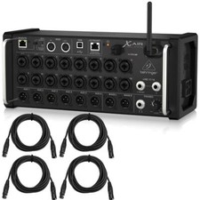 Behringer Xair Xr18 18-ch 12-bus Wireless Digital Mixer, W/4x 6' Xlr Mic Cable