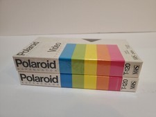 NEW Sealed Polaroid Supercolor Tape VHS T-120 Blank High Grade Video Cassette