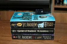 V C ANDREWS 3 BOOKS BROKEN FLOWER GARDEN OF SHADOWS SECRETS IN THE ATTIC