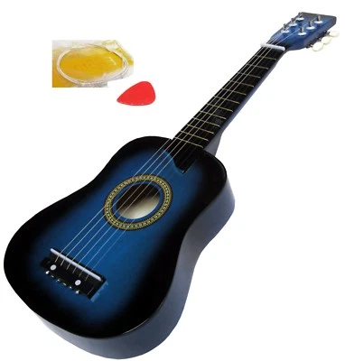 1/16 KINDERGITARRE - IN HELLBLAU - STAHLSAITEN - ERSATZSAITE - PIK - TL2 BLAU
