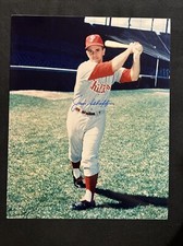 JIM JIMMIE SCHAFFER Philadelphia Phillies Signed 8x10 Photo Autograph Auto