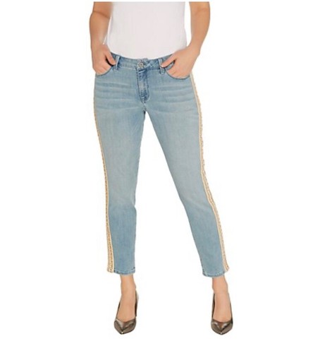 Laurie Felt Classic Denim Embellished 