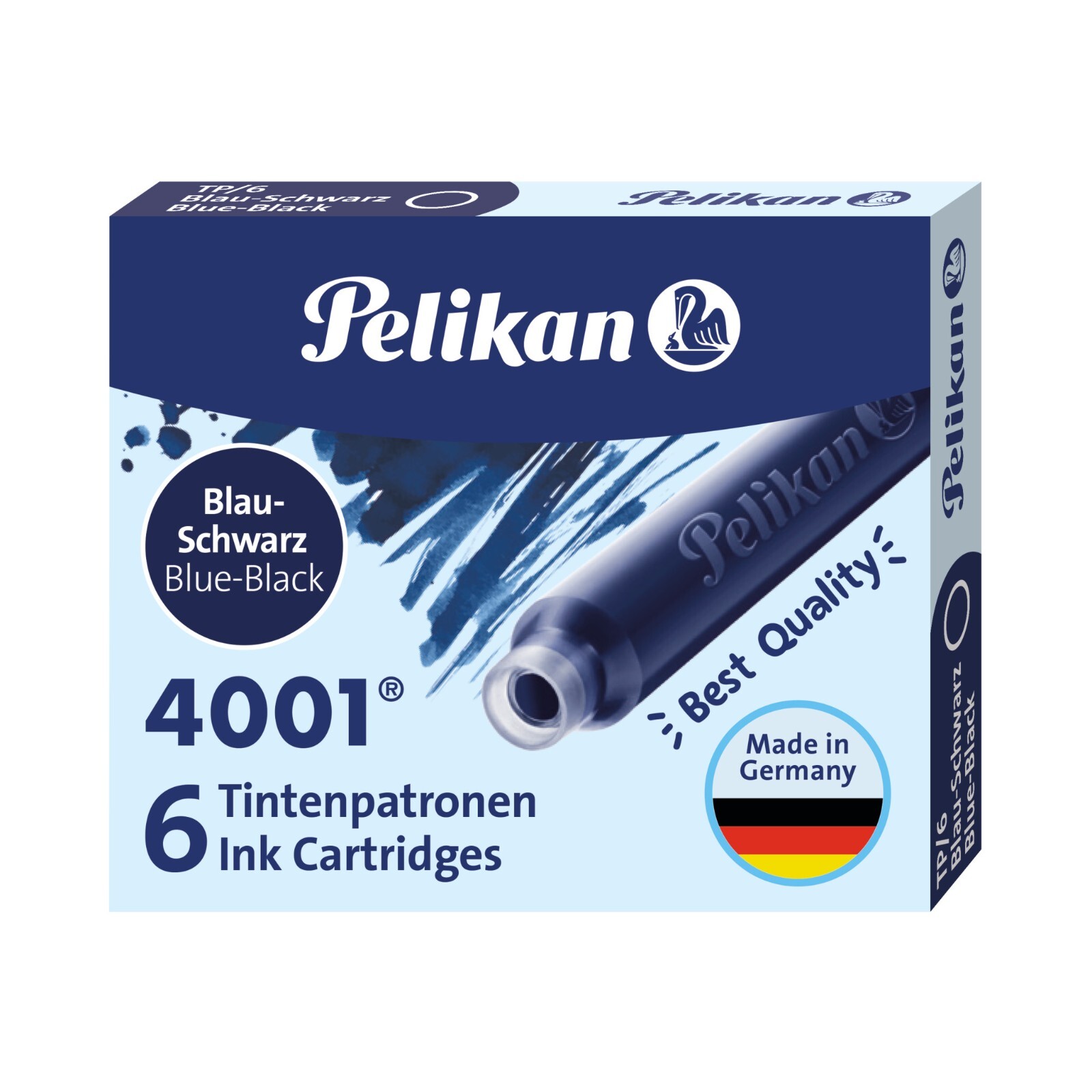 Pelikan Ink Cartridges Blue - Black box 6 - Standard International