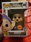 Funko POP Disney Dopey #340 Vinyl Figure Chase New Snow White & The Seven Dwarfs