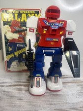 Vintage GALAXY Super Mechanic Fighter Battery Operated w/ Box WORKS 