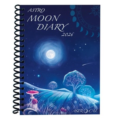 Moon Diary 2026, Lunar Calendar Datebook, Personal Organiser, Moon Phase Diar...