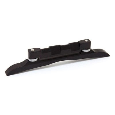 Hosco kompensierte Ebenholz Mandolinenbrücke (Chrom)