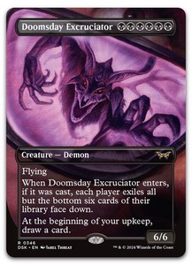 Doomsday Excruciator (Borderless) Duskmourn: House of Horror