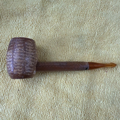 Vintage Phoenix American Pipe Works DEWEY Corn Cob Pipe Bone Bit