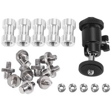 2X(Camera Screw, 21 Pcs 1/4 Inch 3/8 Inch Converter Threaded Screws 1/4inch6948