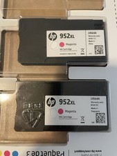 HP 952XL Magenta High Yield Ink cartridge X2 Lot Set Of 2 New cartridges   pics