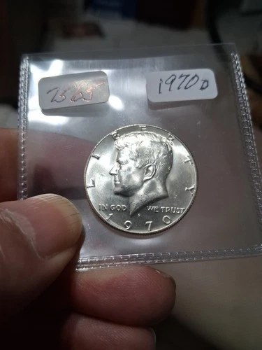 1970 D KENNEDY HALF DOLLAR - BU GEM - LOW MINTAGE KEY DATE !!!