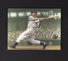 JOE DiMAGGIO, Yankees ~ "YANKEE CLIPPER" ~ Arthur K Miller 5.5"x 4.25" postcard