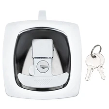 RV Tool Box Latch T-Handle Lock Single Point Flush Mount Foldable Camper Hand...