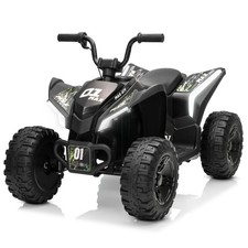 Kidzone 12V/24V Ride On ATV for Kids with Bluetooth  USB Music,
