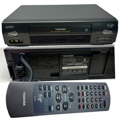 Toshiba M-675 Video Cassette Recorder VHS 4 Kopf HiFi Stereo & Fernbedienung - GETESTET