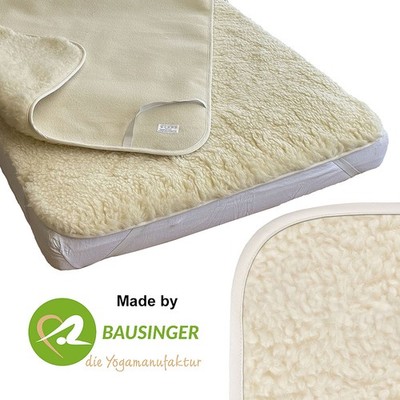 Bausinger Bettauflage Schurwolle Hochflor, Matrazenauflage Unterbett Schonbezug