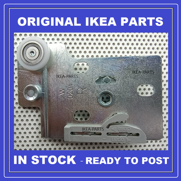 Soporte IKEA 124336 PAX DERECHO para algunos armarios puerta corredera nuevo pieza ORIGINAL