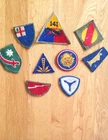 Lot of 22 - CLEAN and odor free ORIGINAL World War 2 vintage military patches