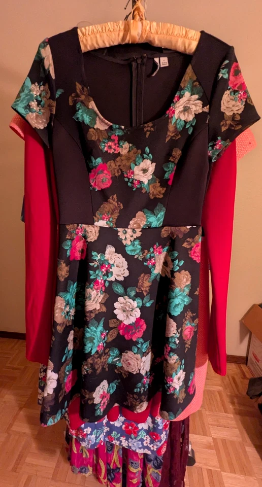 Lote de vestidos para mujer - acampanado, ajuste, midi, maxi, vintage, todas las tallas 24 piezas LEER Foto 2 de 4