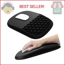 JIKIOU Ergonomic Mouse Pad Wrist Support with Massage Design, Memory Foam Wrist