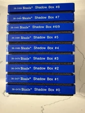 Sizzix Shadow Box Set of Numbers 0-9 Complete No Box or Case Scrapbooking Craft