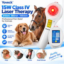 15W Deep Tissue Laser Therapy 810nm 980nm 1064nm for Dog Horse Pain Relief Rehab