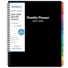 2027-2029 Monthly Planner/Calendar - 3 Year Monthly Planner 2027-2029, Jan. 2...