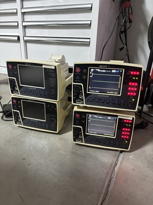 LOT OF 4. Criticare Scholar 3 507EL Medical Patient Vital Signs Monitors. 
