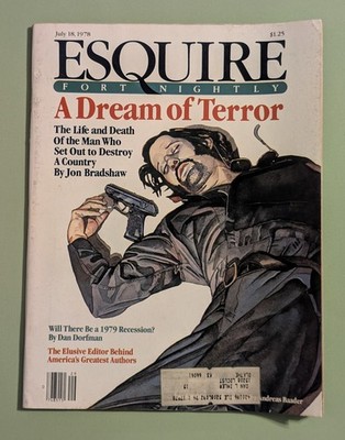 Vtg Esquire Magazine - July 1978 - Baader-Meinhof Terrorism Max Perkins 70s Ads