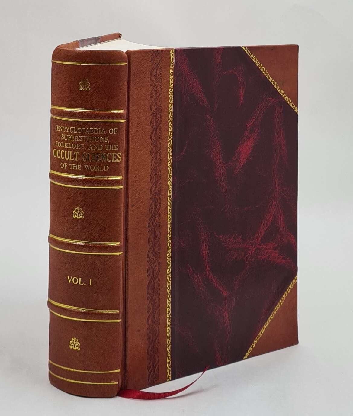 Leather Bound Encyclopedia of Superstitions Folklore and Occult Sciences