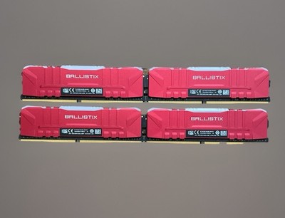 Crucial Ballistix 64GB (4x16GB) DDR4-3600MHz RAM Memory (BL16G36C16U4RL.M16FE1)