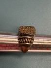 Vintage FD 925  Druzy Quartz Ring Size 9 Statement 9G — photo 9