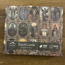 Tarot Cards Halloween 1000 Piece Puzzle Complete NEW IN BOX