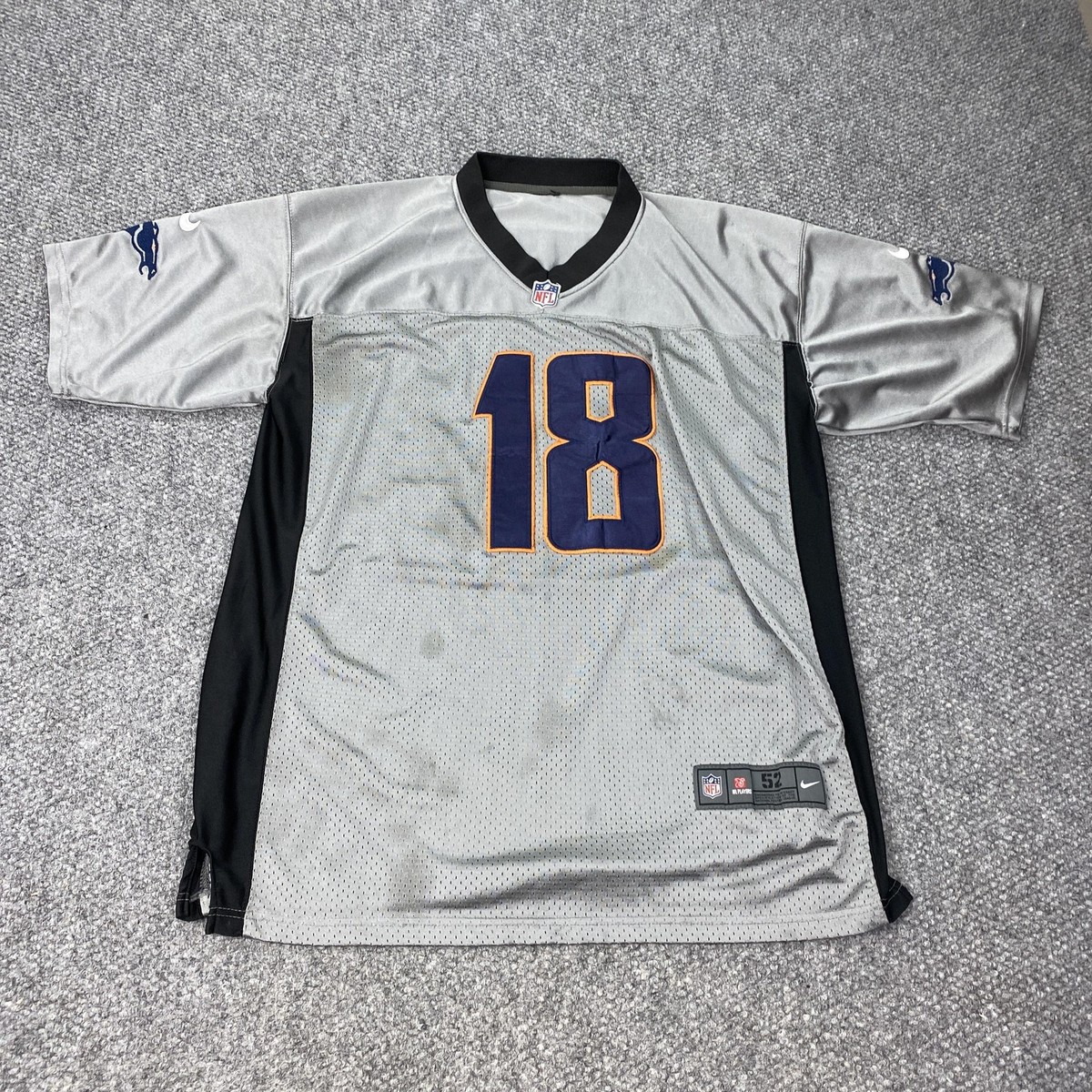 Denver Broncos Jersey Mens 52 Gray NFL Football Nike Peyton
