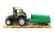 Trattore Giocattolo con Rimorchio per Piccolo Agricoltore, Set Veicoli di Grandi Dimensioni