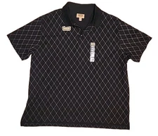 The Foundry Supply Brown Diamond QUICK DRI Men's 4XL Polo CHEST 63" NWT $50 Pima