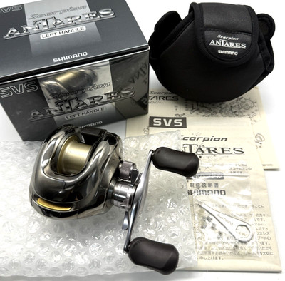 SHIMANO Scorpion ANTARES RH220　初代モデル　美品 Shimano Scorpion ANTARES Left Bait Casting Reel w/Box From JAPAN