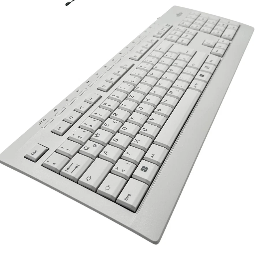 Fujitsu KB521 USB QWERTZ DE Tastatur - Grau, OVP, NEU - Bild 2 von 4