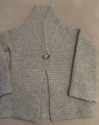Roberto Collina Strickjacke Größe M Grau Neuwertig
