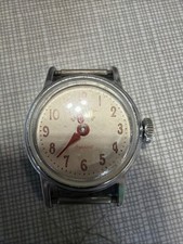 Vintage 1950s Ingersoll Mickey Mouse Watch USA Made US Time FOR REPAIR