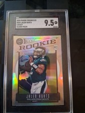 20 Panini Chronicles - Legacy Update Rookies Jalen Hurts Silver (RC) SGC 9.5