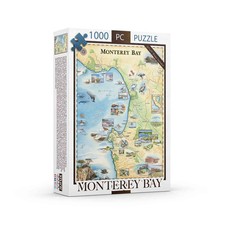 Monterey Bay 1000 Piece Jigsaw Puzzle Xplorer Maps New
