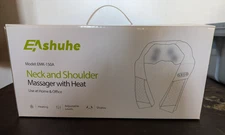 Shiatsu Neck Massager with Heat Adjustable Speeds EAshuhe EMK-150A Shoulder Back
