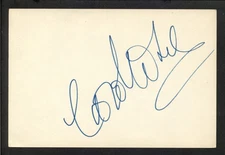 Carol White - Signed Autograph 4x6 Index Card - Poor Cow - Cathy Come Home