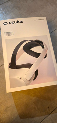 Oculus Quest 2 Elite Strap VR-Brillen-Zubehör Kopfband Weiß/Schwarz