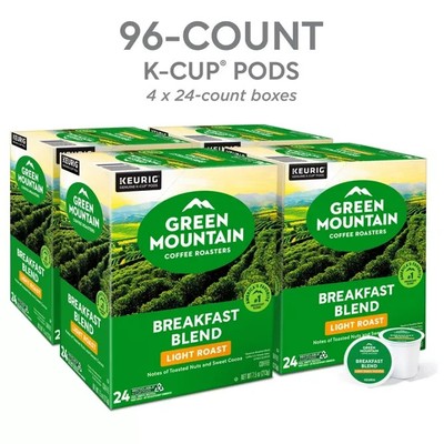 Breakfast Blend Medium Roast Coffee K-Cups 96 Count
