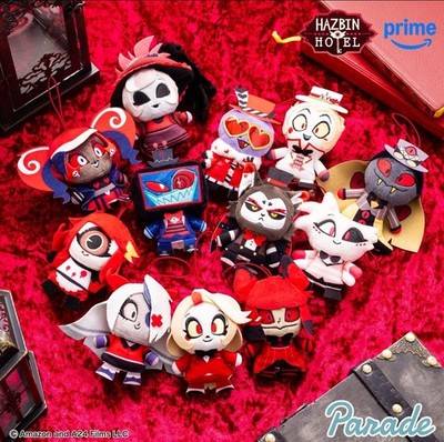 Hazbin Hotel Finger Puppet plush Vox Lucifer Alastar 10cm Round